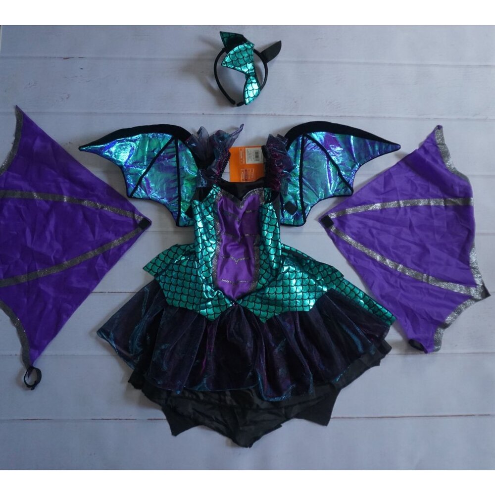 Hyde & EEK! Kids Dragon Halloween Costume - Size S (4-6x), NWT - Picture 2 of 8